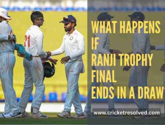 What Happens if Ranji Trophy Final Ends in a Draw?