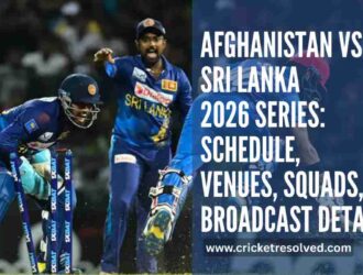 Afghanistan vs Sri Lanka 2026 Series: Schedule, Venues, Squads, Broadcast Details