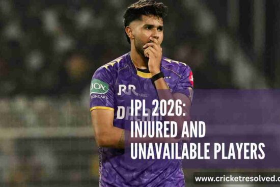 IPL 2026: List of Injured and Unavailable Players