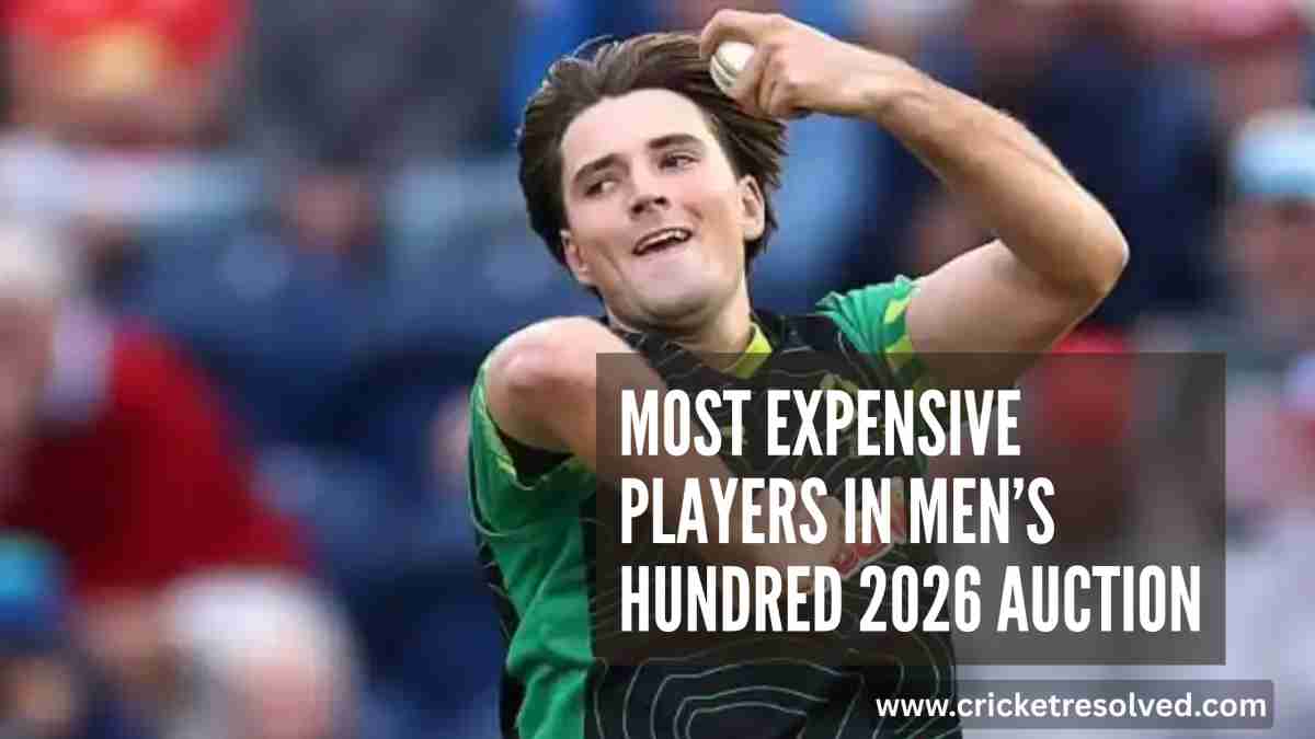 Top 5: Most Expensive Players in Men’s Hundred 2026 Auction