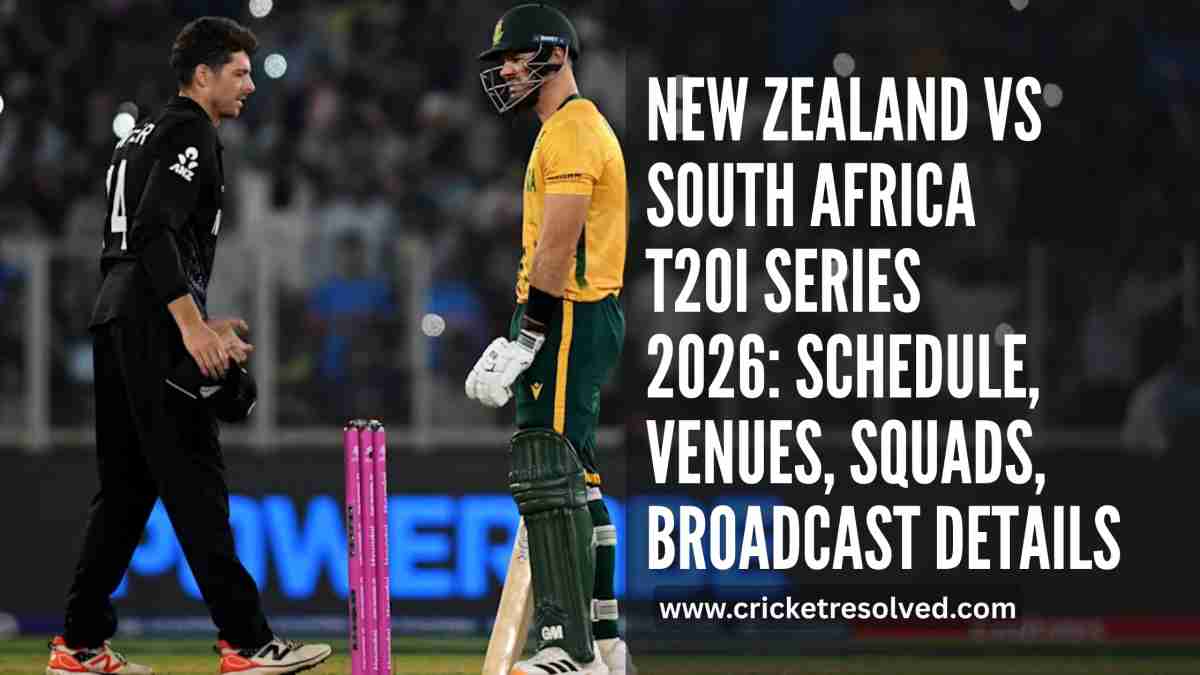 New Zealand vs South Africa T20I Series 2026: Schedule, Venues, Squads, Broadcast Details