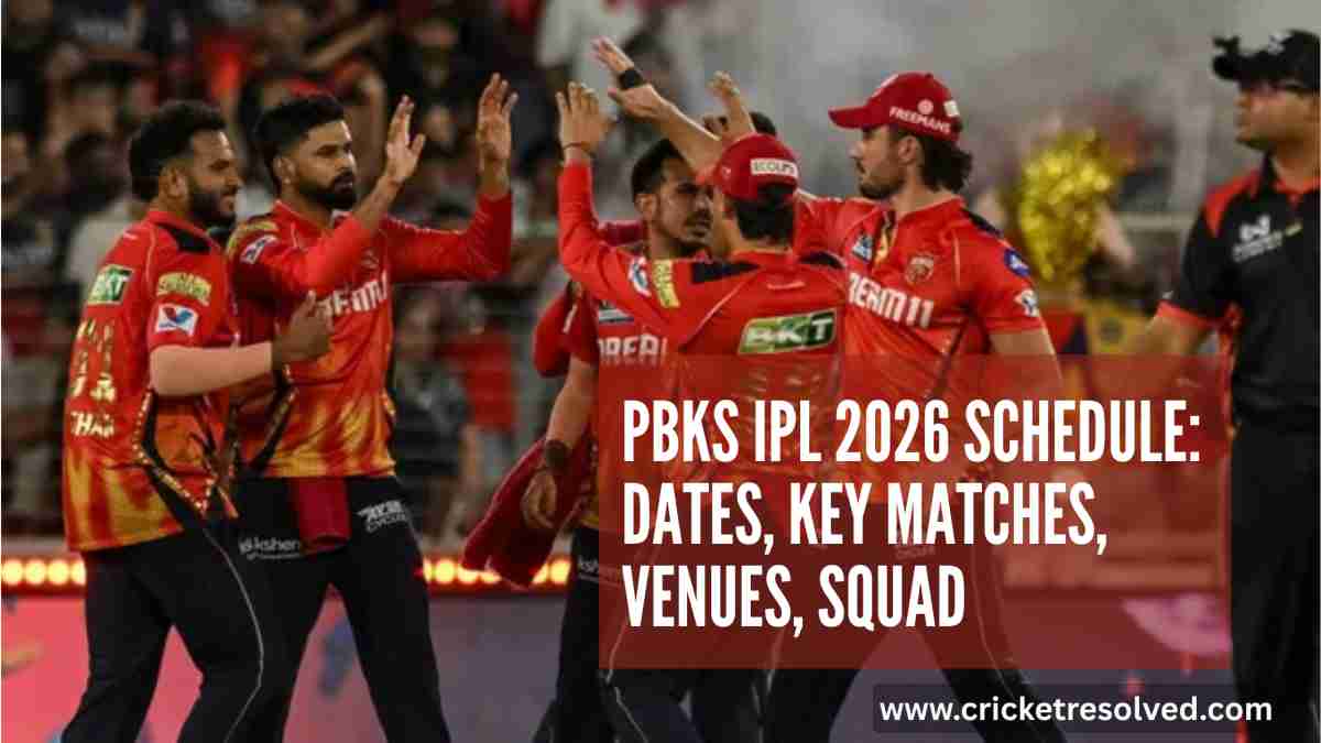 PBKS IPL 2026 Schedule: Dates, Key Matches, Venues, Squad
