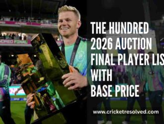 The Hundred 2026 Auction Final Player List with Base Price