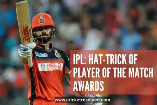 IPL: Hat-trick of Player of the Match Awards
