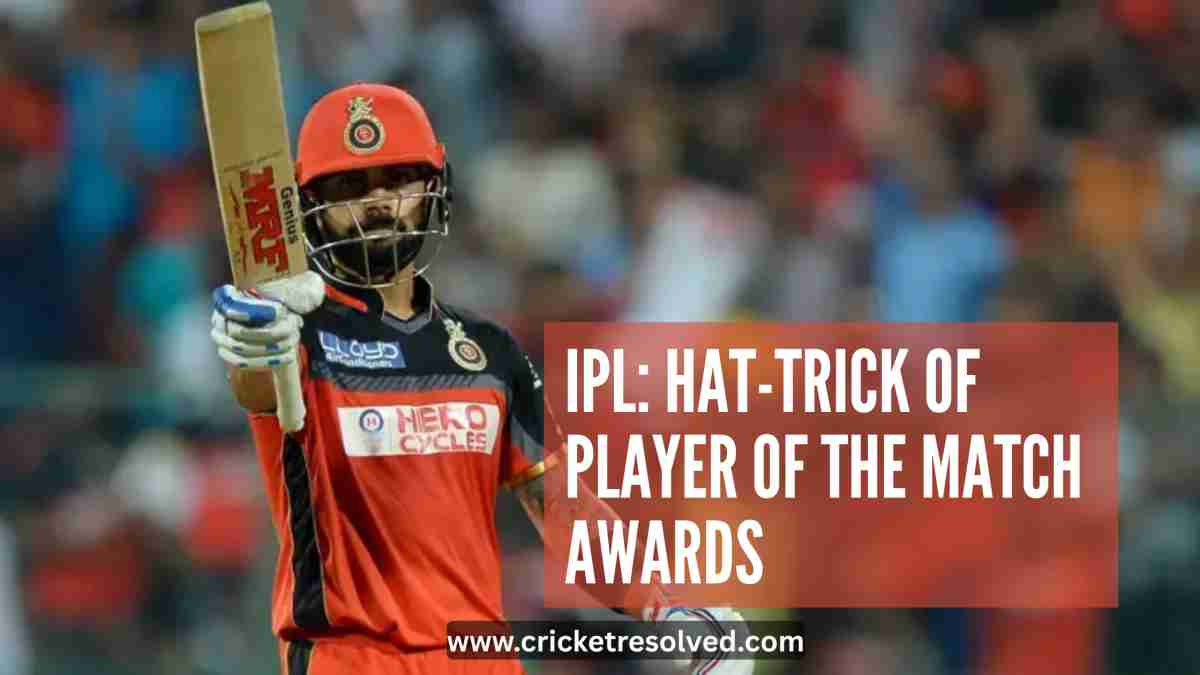 IPL: Hat-trick of Player of the Match Awards