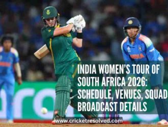 India Women’s Tour of South Africa 2026: Schedule, Venues, Squads, Broadcast Details