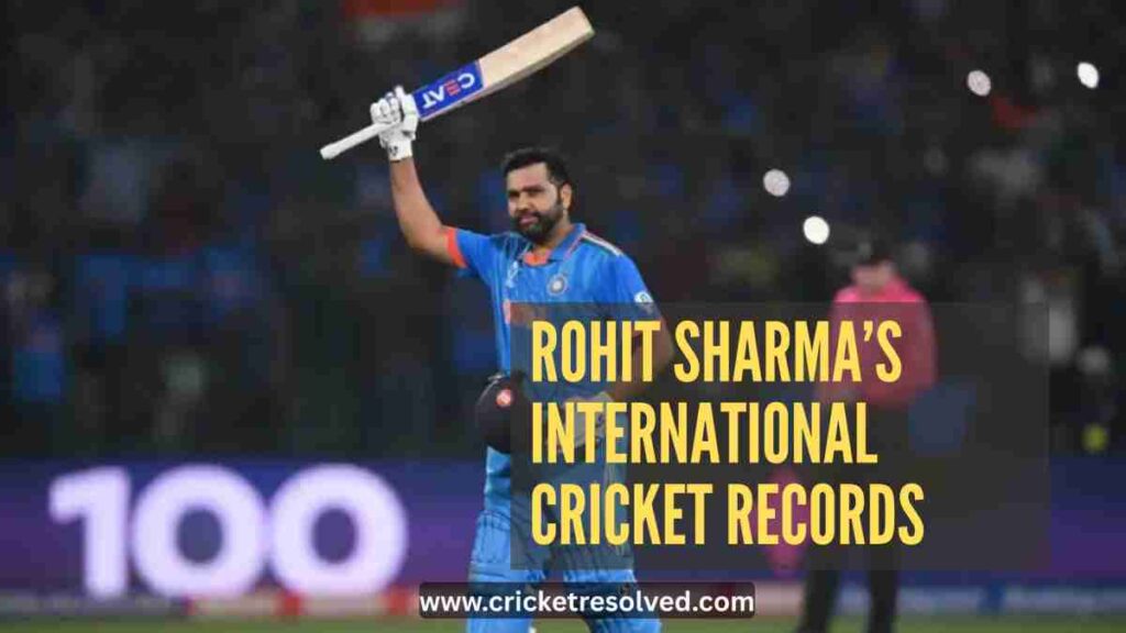 Rohit Sharma’s International Cricket Records | Career in Numbers