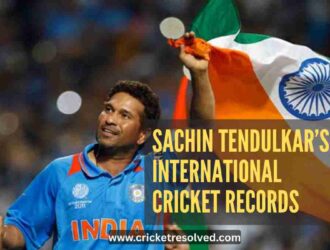 Sachin Tendulkar’s International Cricket Records