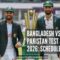 Bangladesh vs Pakistan Test Series 2026: Schedule, Venues, Squads, Broadcast Details