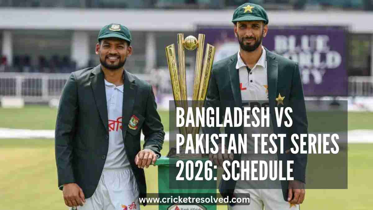 Bangladesh vs Pakistan Test Series 2026: Schedule, Venues, Squads, Broadcast Details
