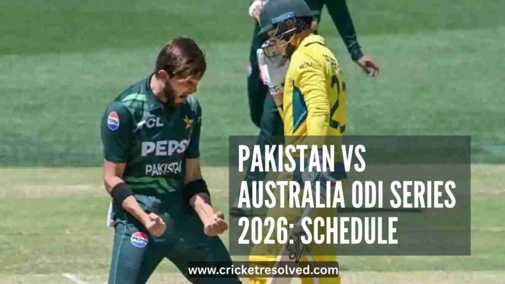 Pakistan vs Australia ODI Series 2026: Schedule, Venues, Squads, Broadcast Details