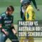 Pakistan vs Australia ODI Series 2026: Schedule, Venues, Squads, Broadcast Details