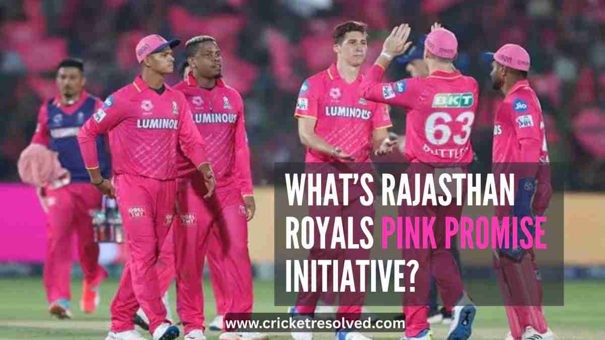 What’s Rajasthan Royals (RR) Pink Promise Jersey?