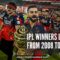 IPL Winners List from 2008 to Date
