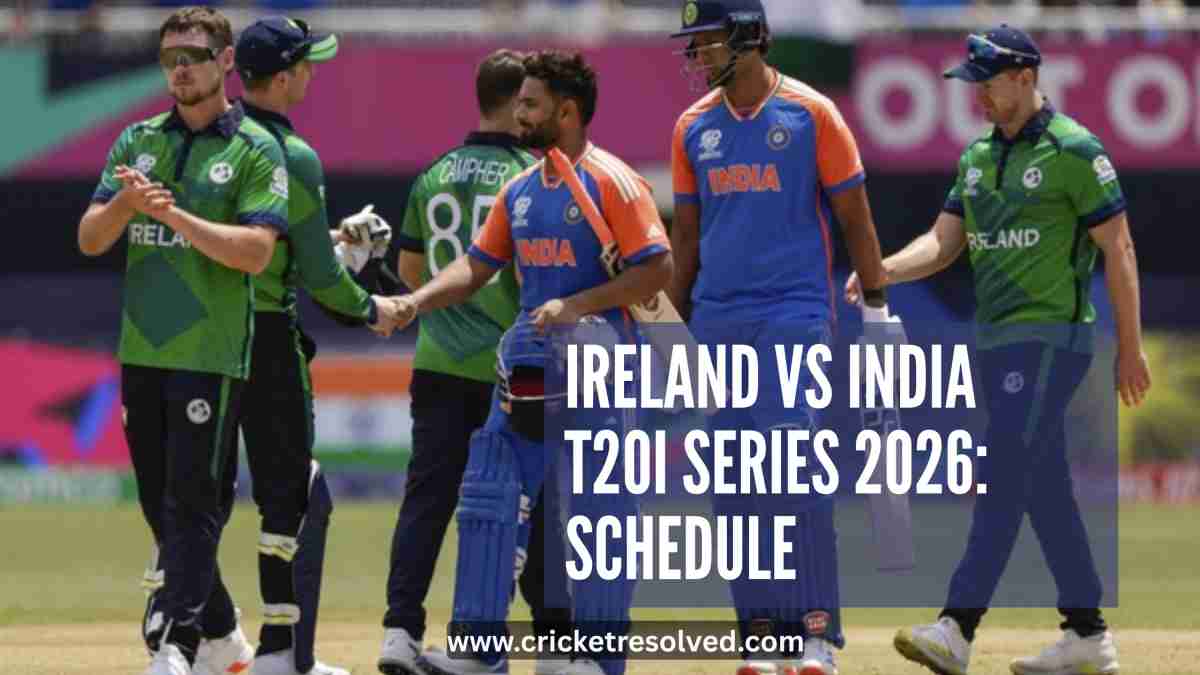 Ireland vs India T20I Series 2026: Schedule, Venues, Squads, Broadcast Details