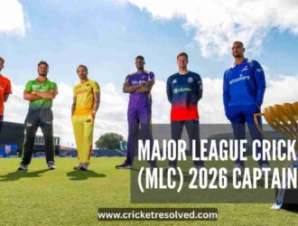 Who are the Captains in Major League Cricket (MLC) 2026?