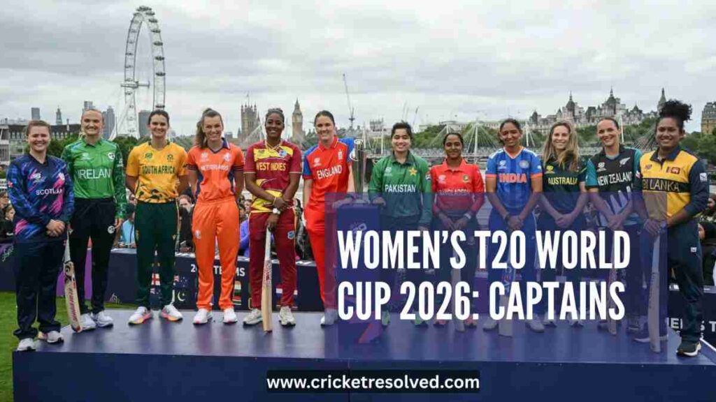 Women’s T20 World Cup 2026: Captains of All 12 Teams