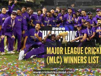 Major League Cricket (MLC) Winners List