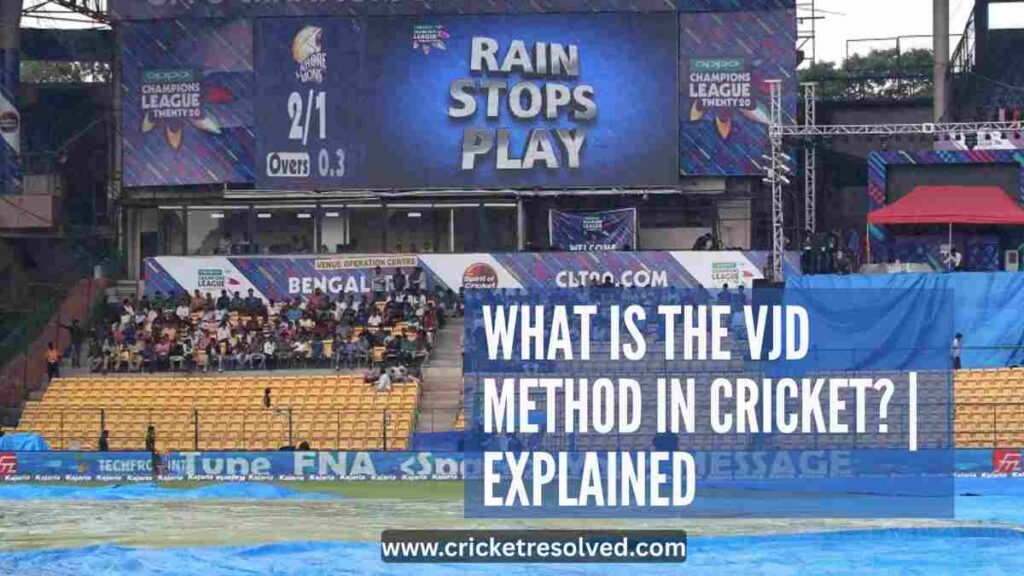 What is the VJD Method in Cricket? | Explained