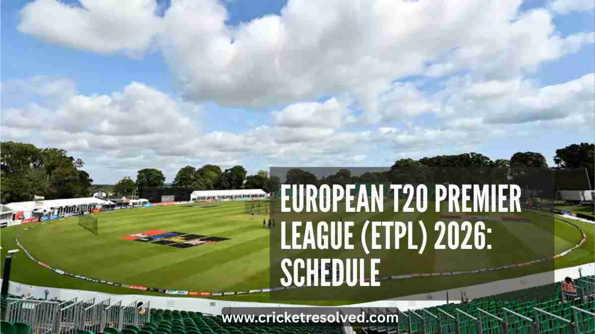 European T20 Premier League (ETPL) 2026: Schedule, Venues, Squads & Broadcast Details