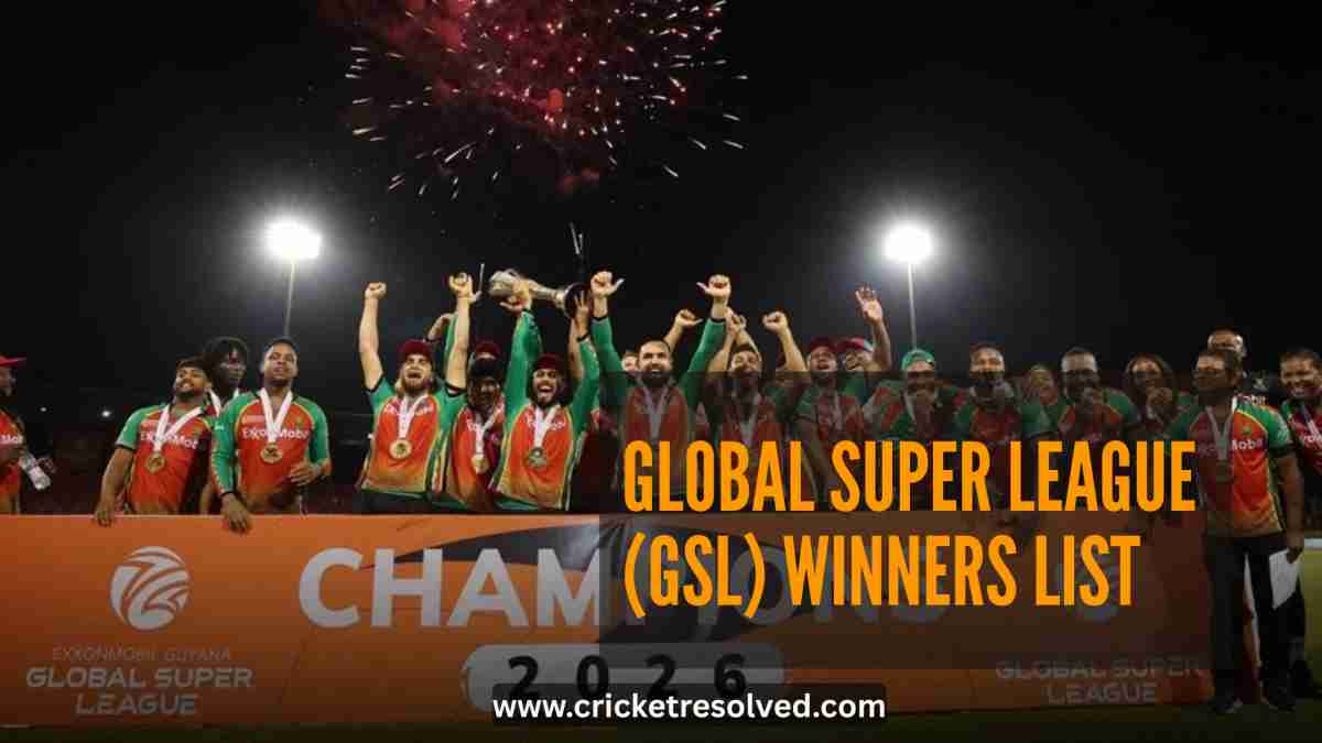 Global Super League (GSL) Winners List