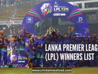 Lanka Premier League (LPL) Winners List