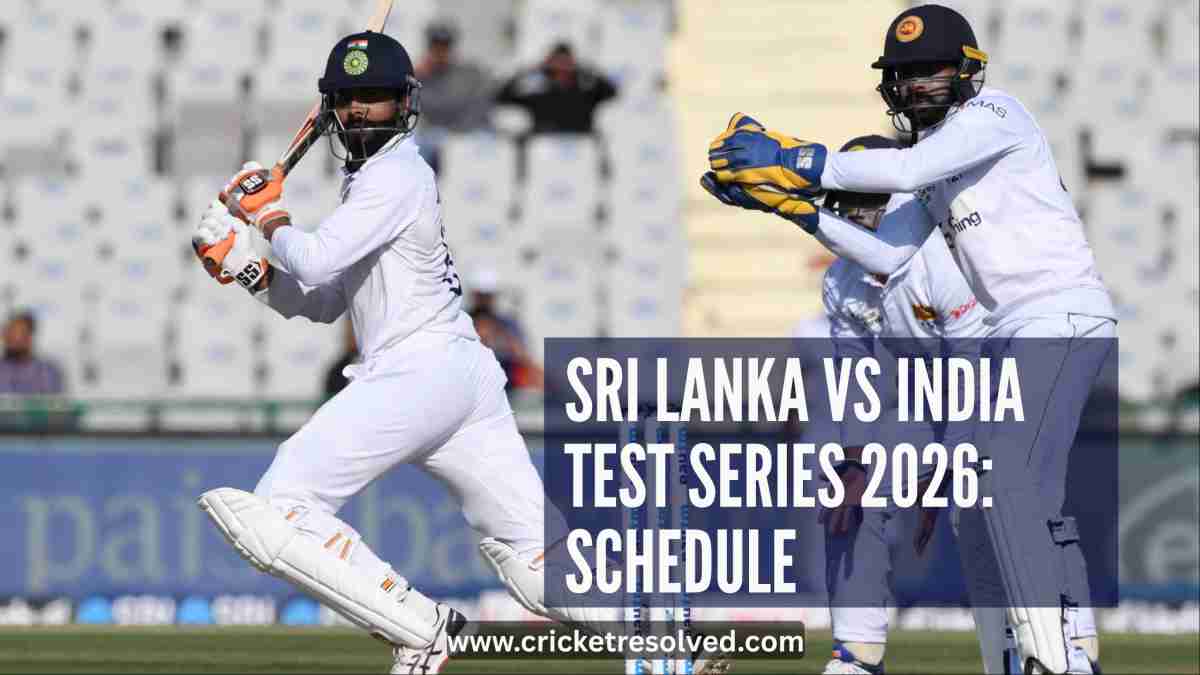 Sri Lanka vs India Test Series 2026: Schedule, Venues, Squads, Broadcast Details