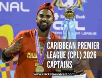 Who are the Captains in Caribbean Premier League (CPL) 2026?