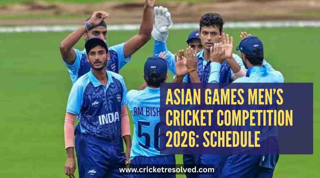 Asian Games Men’s Cricket Competition 2026: Schedule, Venues, Squads & Broadcast Details