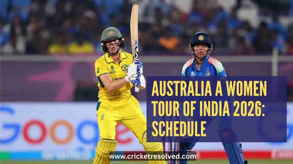 Australia A Women Tour of India 2026: Schedule, Venues & Squad Details