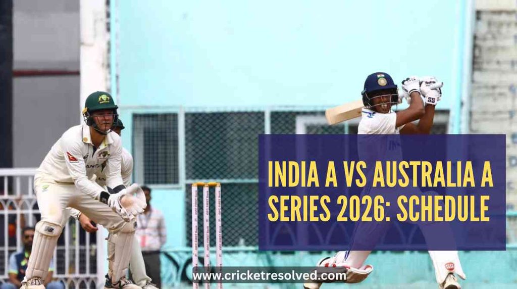 India A vs Australia A Series 2026: Schedule, Venues & Squad Details