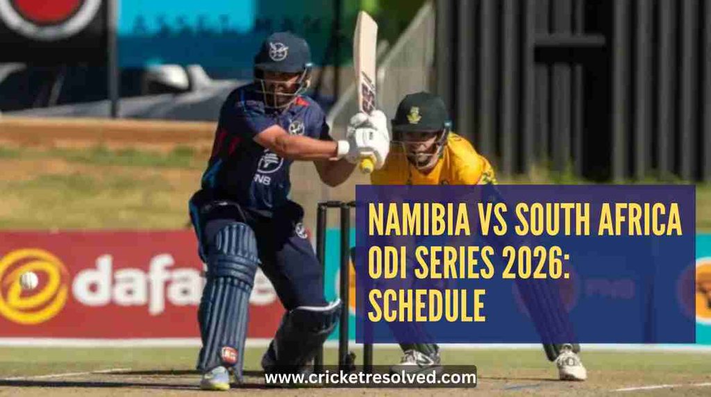 Namibia vs South Africa ODI Series 2026: Schedule, Venues, Squads, Broadcast Details