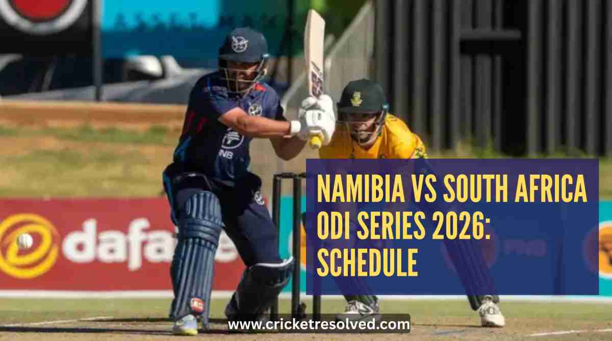 Namibia vs South Africa ODI Series 2026: Schedule, Venues, Squads, Broadcast Details