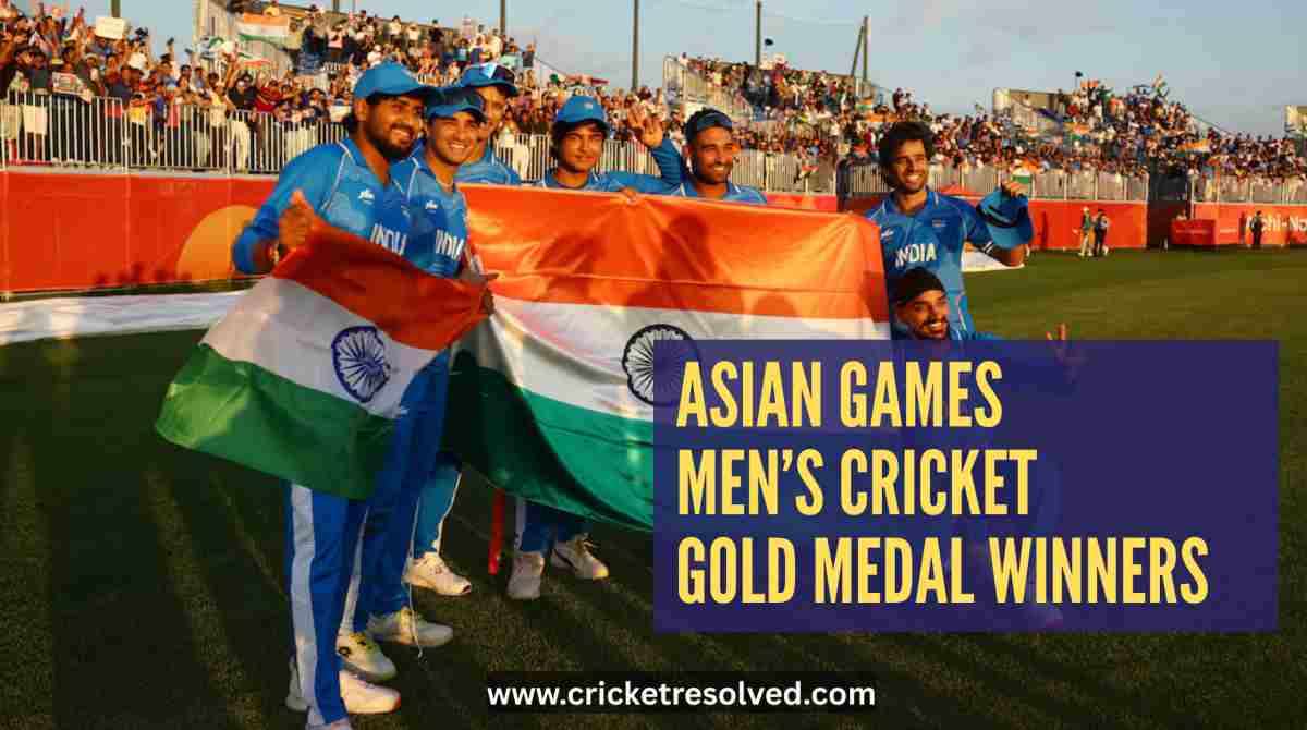 Asian Games Men’s Cricket Gold Medal Winners List