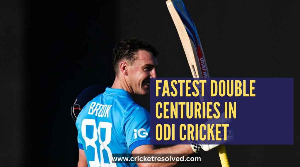 Fastest Double Centuries in ODI Cricket