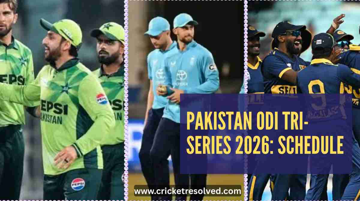 Pakistan ODI Tri-Series 2026: Schedule, Venues, Squads, Broadcast Details